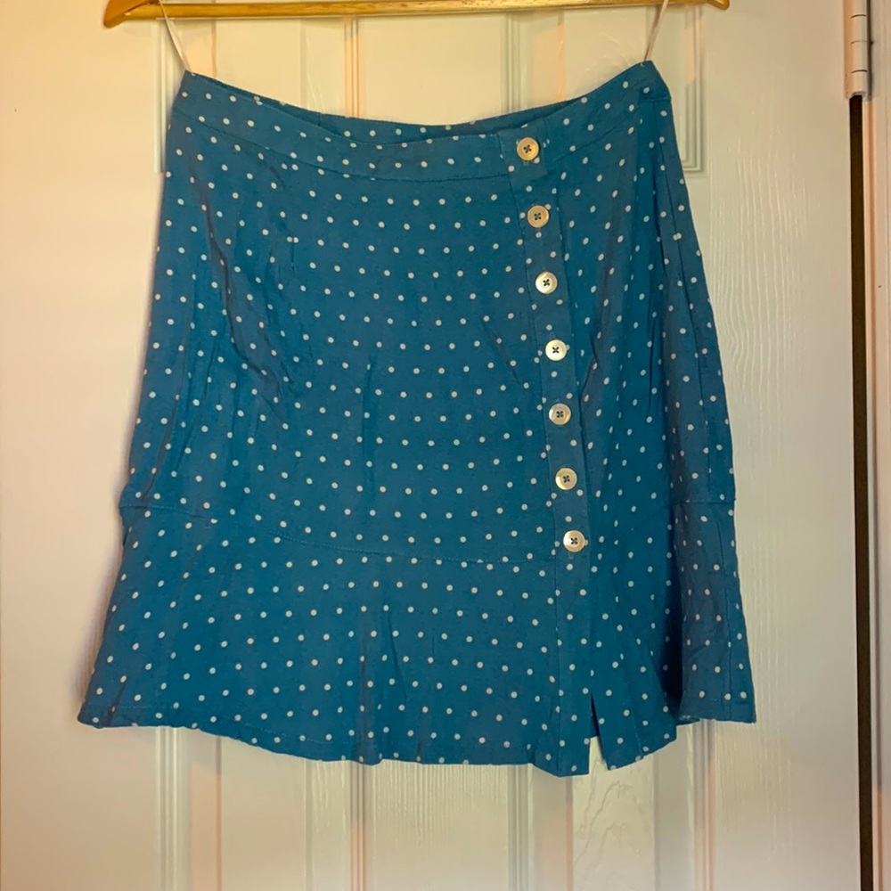 Idyllwind Women’s Polka Dot high waisted mini skirt NWOT